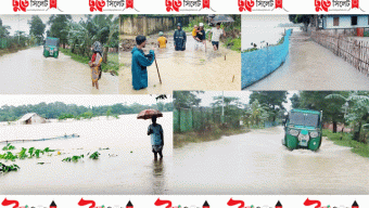 কমলগঞ্জে ভয়াবহ বন্যায় লক্ষাধিক মানুষ পানি বন্দী