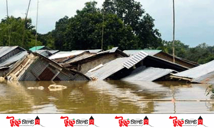 কমছে নদীর পানি, বন্যা পরিস্থিতির উন্নতি ধীরগতিতে