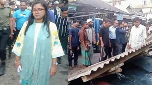 বিশ্বনাথে অবৈধ স্থাপনা উচ্ছেদ