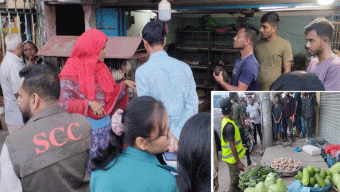 নগরীতে সিসিকের অভিযান, তিন প্রতিষ্ঠানকে জরিমানা