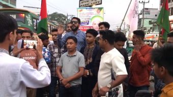 ফি*লি*স্তি*নের প্রতি সংহতি জানিয়ে জকিগঞ্জে বিক্ষোভ মিছিল ও পথসভা